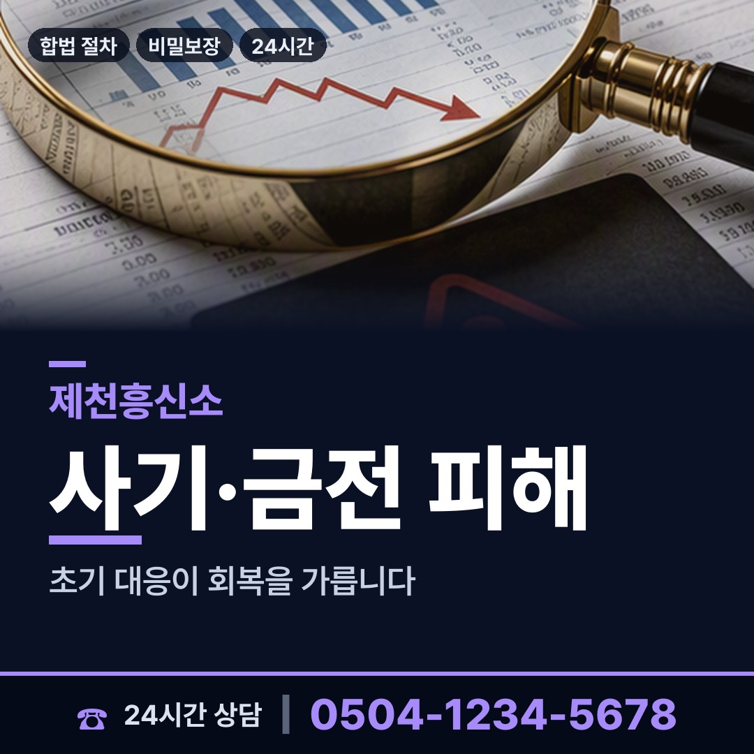 제천 화산동 평판확인 상담 안내